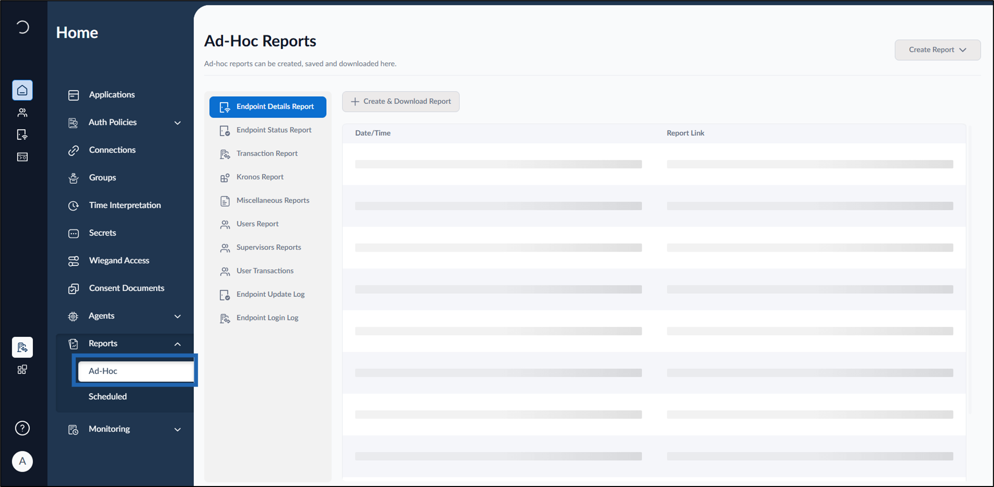 How to create Endpoint status Ad-Hoc... - screenshot 2