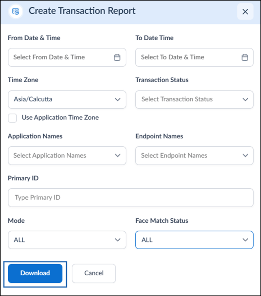 How to create transaction Ad-Hoc report - screenshot 4