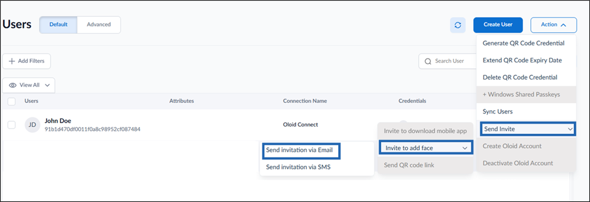 How to Send Face Invite via Email - screenshot 2