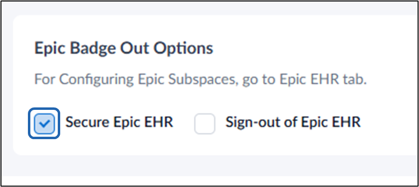 How to Configure Badge Out option - screenshot 10
