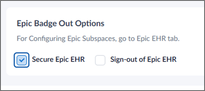 How to Configure Badge Out option - screenshot 10