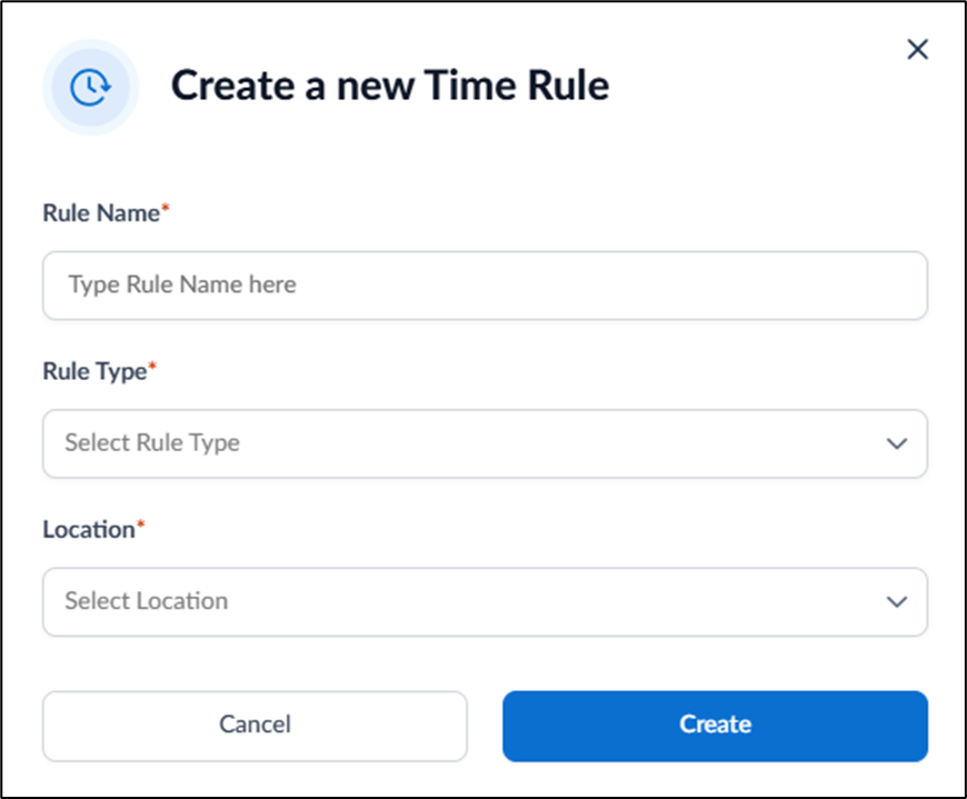 How to create Time Rule - screenshot 3