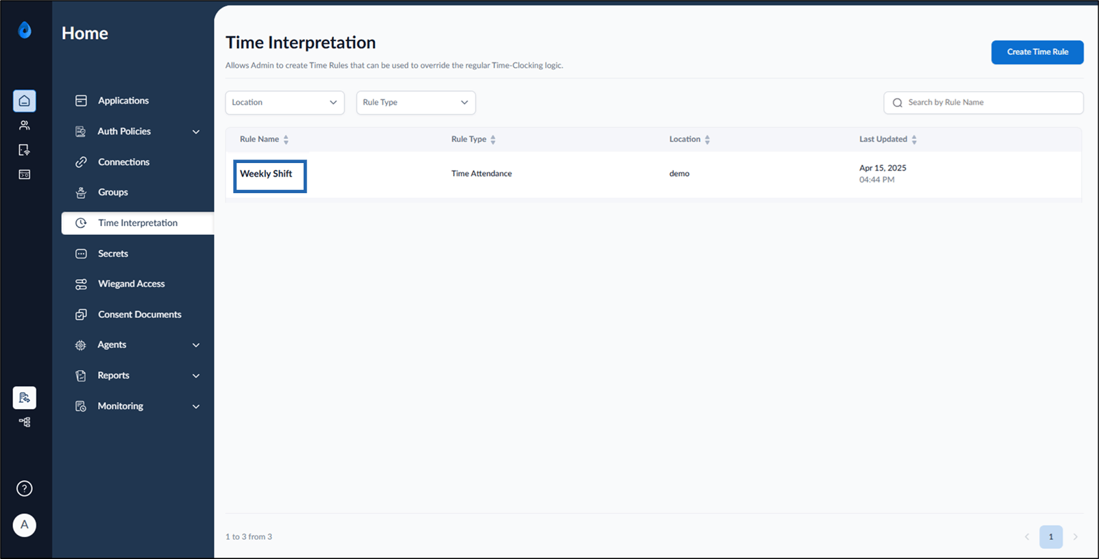 How to configure Time Rule for user in... - screenshot 2