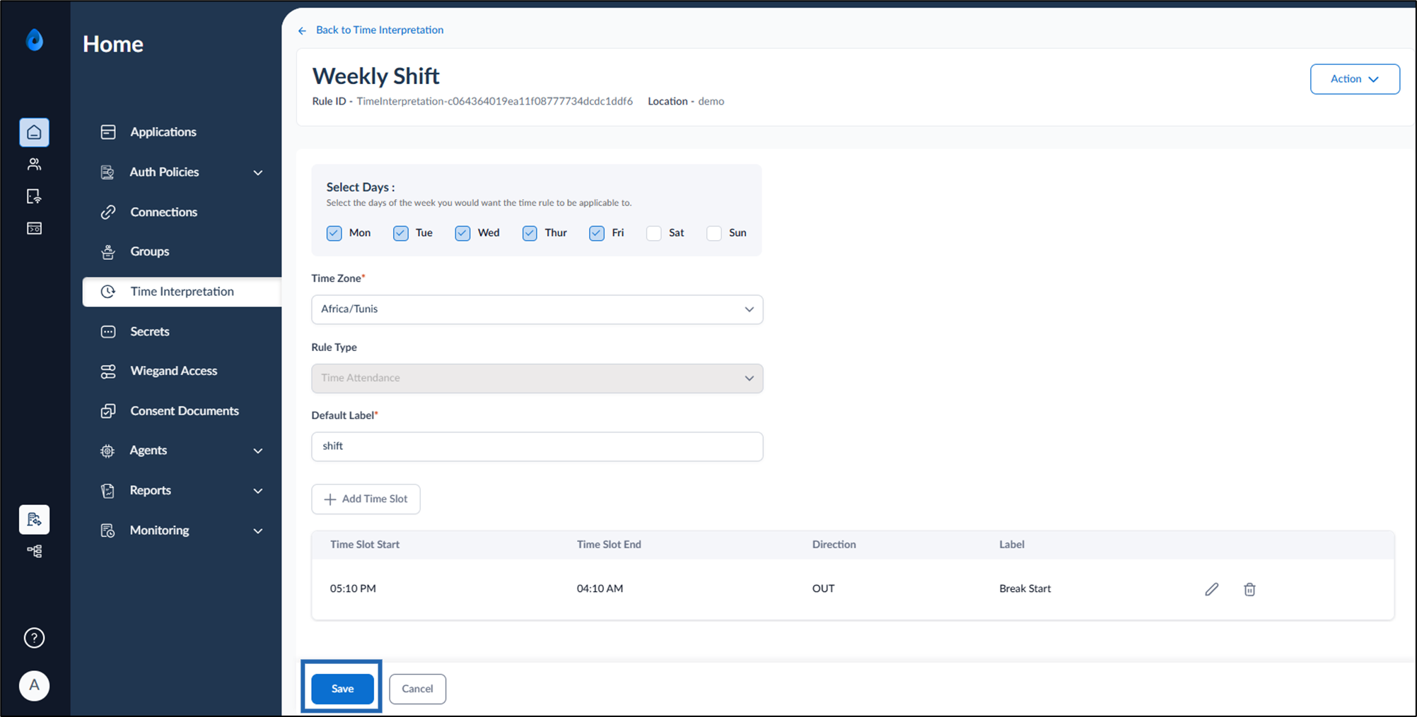 How to configure Time Rule for user in... - screenshot 6