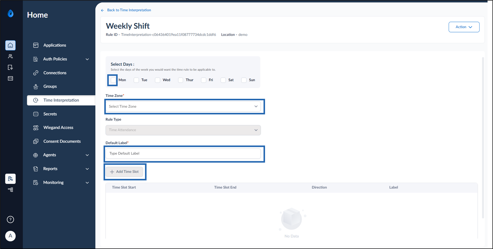 How to configure Time Rule for user in... - screenshot 3