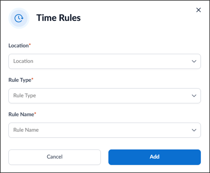 How to add Time Rule to User - screenshot 3