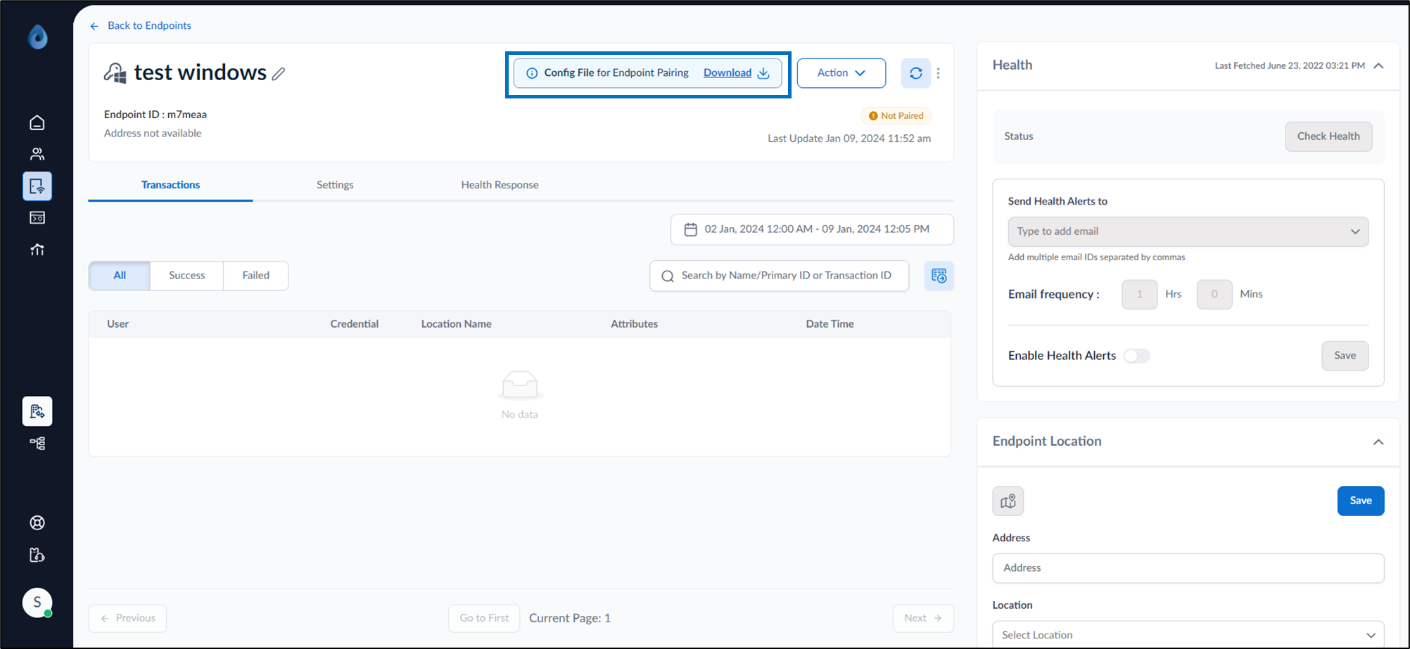 How to download endpoint config file... - screenshot 3