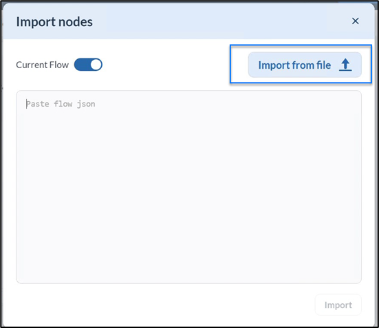 How to import a flow? - screenshot 3