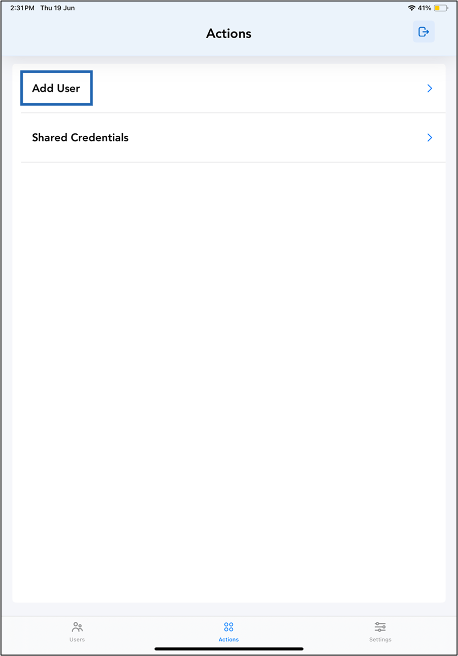 Oloid Connect - Add User - screenshot 4