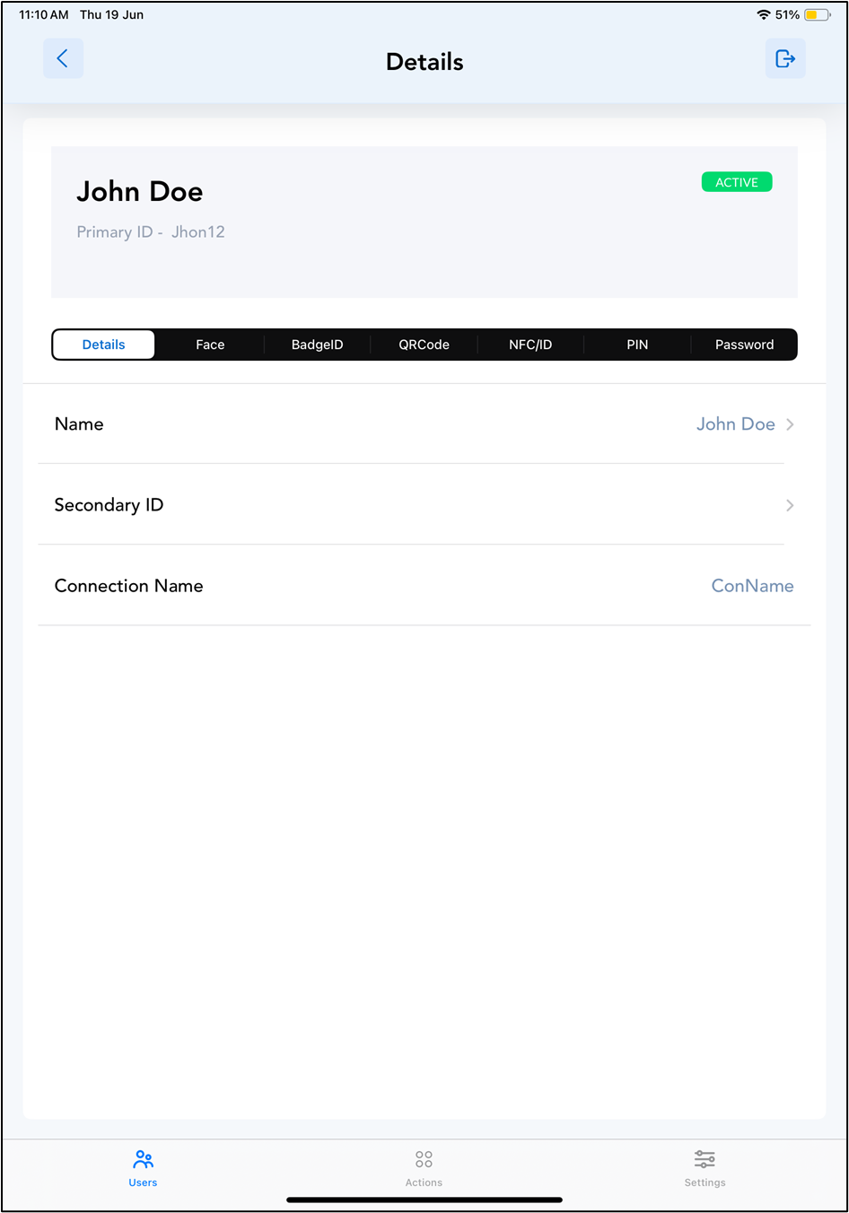 Oloid Connect - Add User - screenshot 6