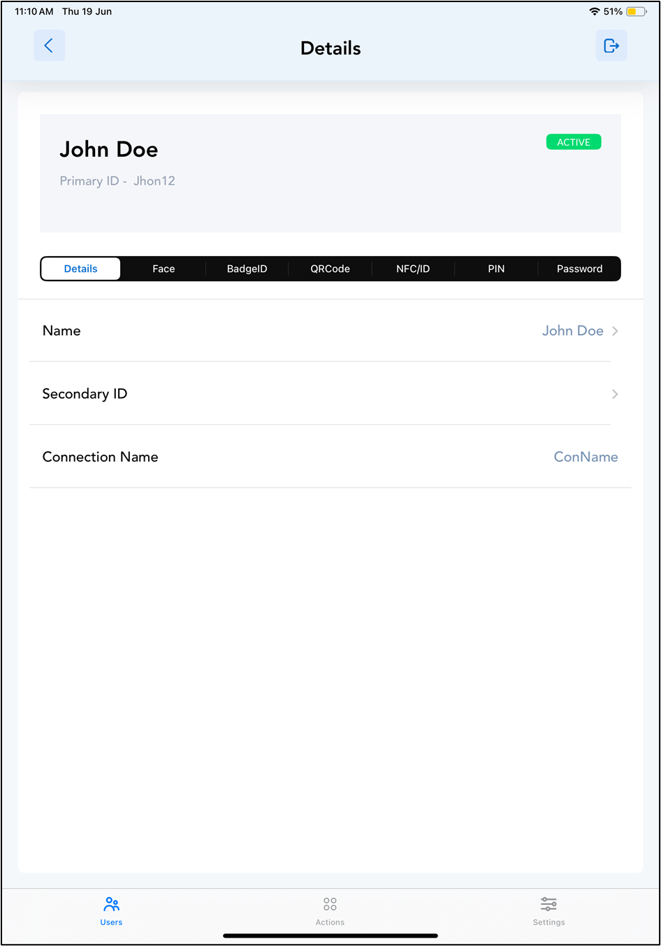 Oloid Connect - Add User - screenshot 6