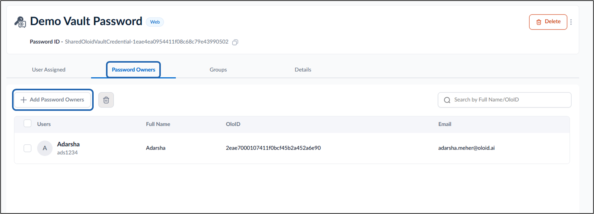 How to add password owners for Vault... - screenshot 4