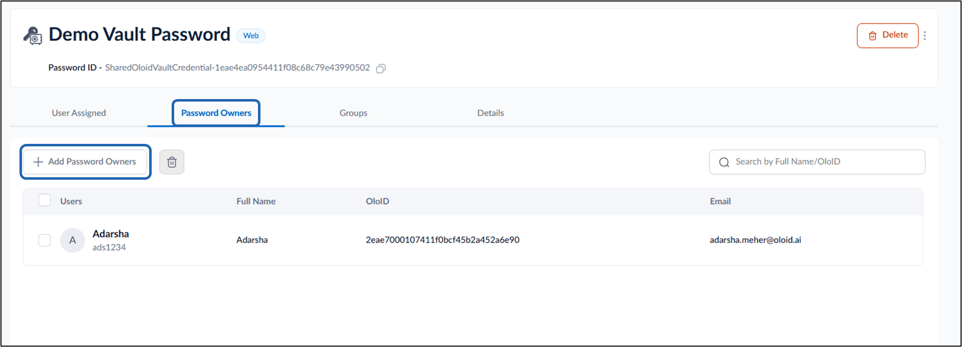 How to add password owners for Vault... - screenshot 4