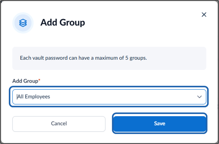 How to Add a Group to Vault Shared... - screenshot 5