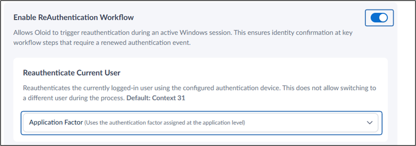 How to Configure Reauthenticate Current... - screenshot 5