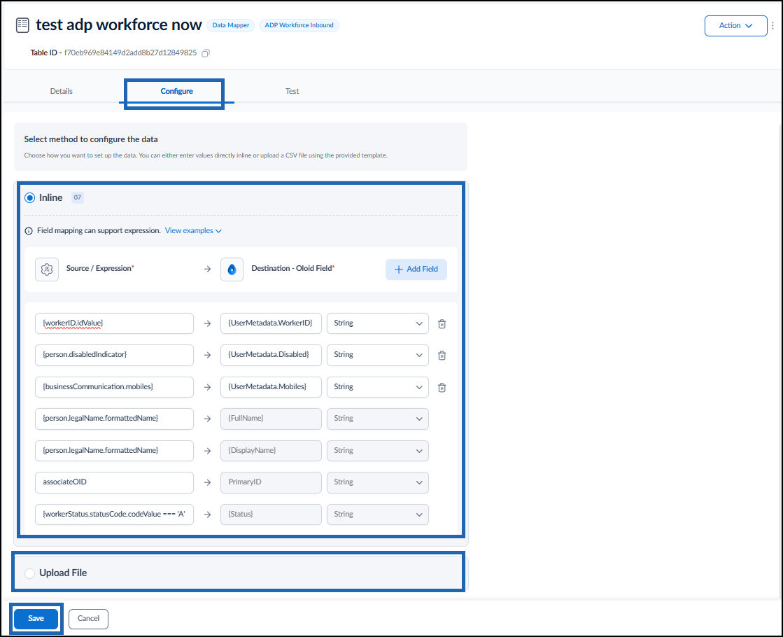 How to Configure Data Mapper Table for... - screenshot 5