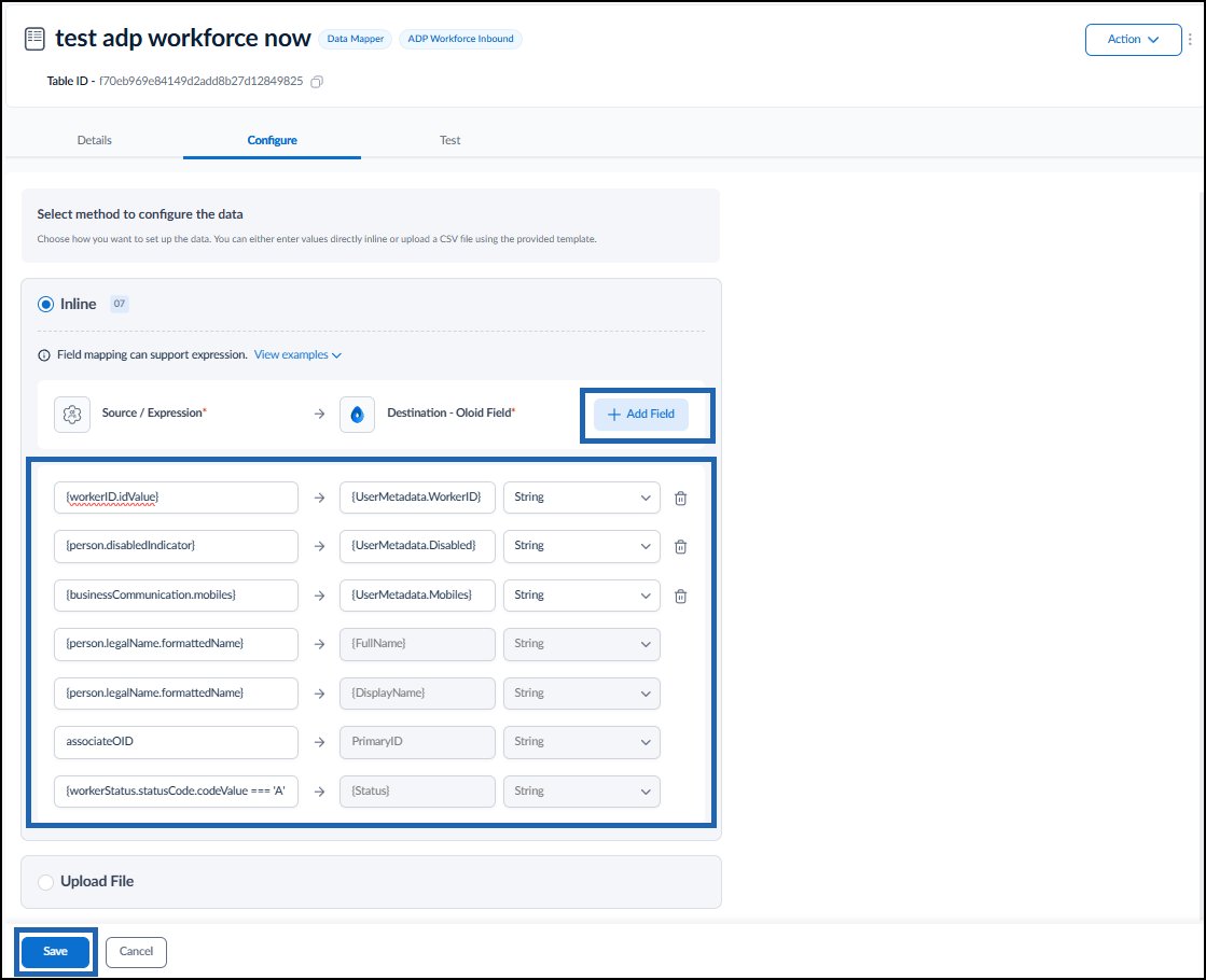 How to Configure Data Mapper Table for... - screenshot 6