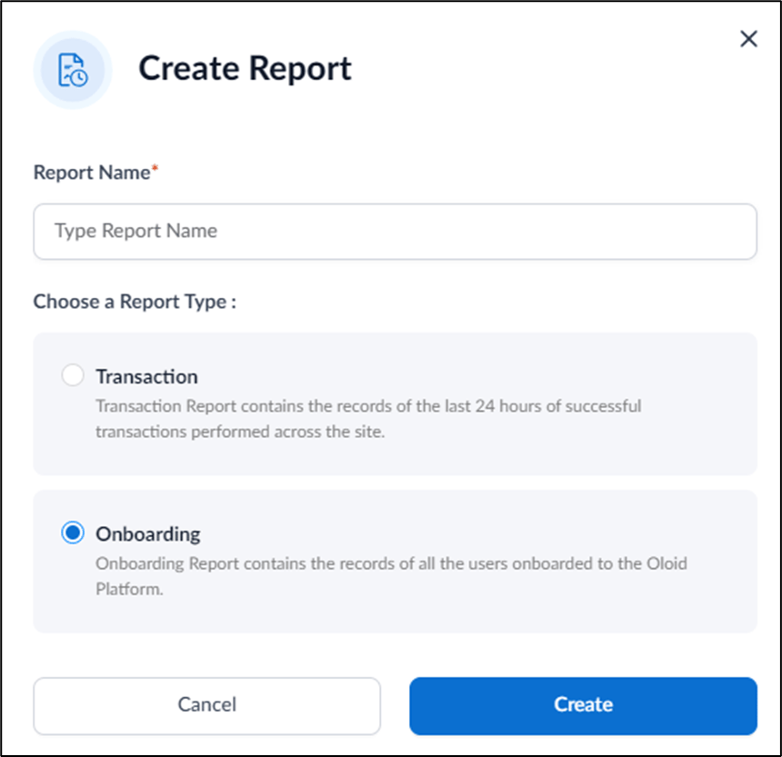 How to create onboarding report - screenshot 2