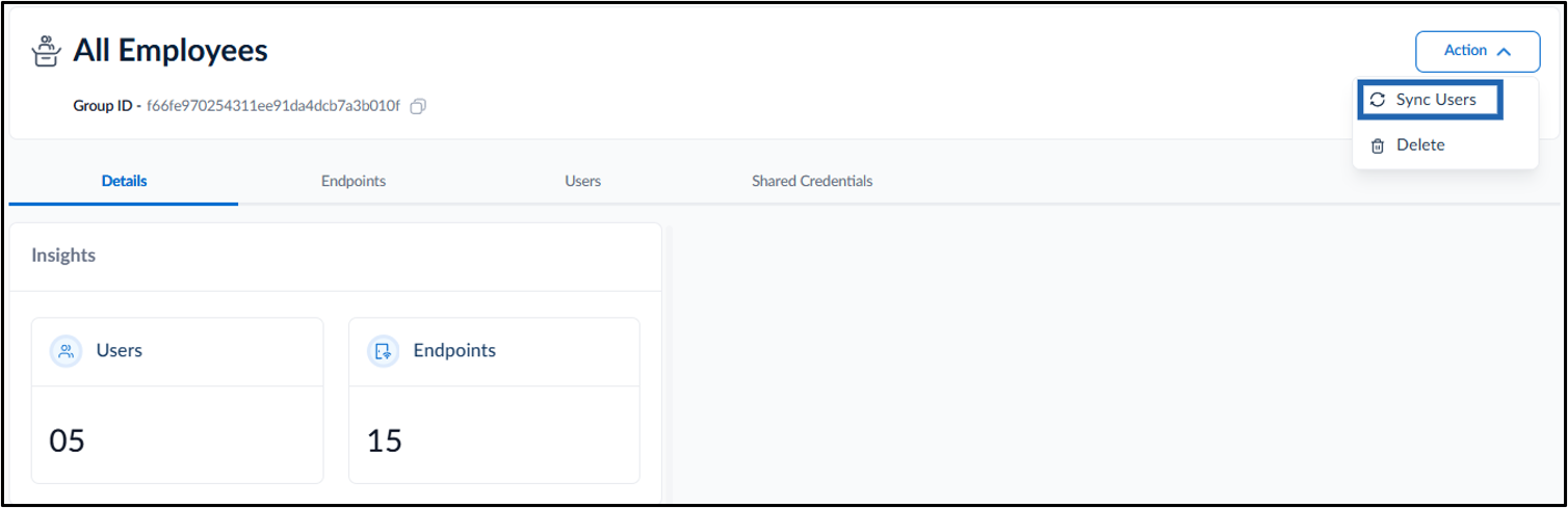 How to Sync Users in a Group - screenshot 4