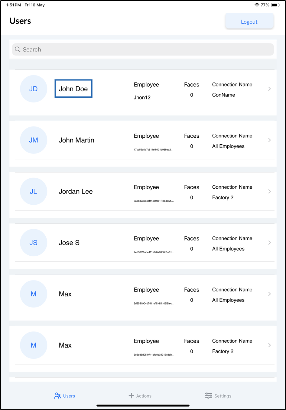 Oloid Verify - Add Faces - screenshot 2