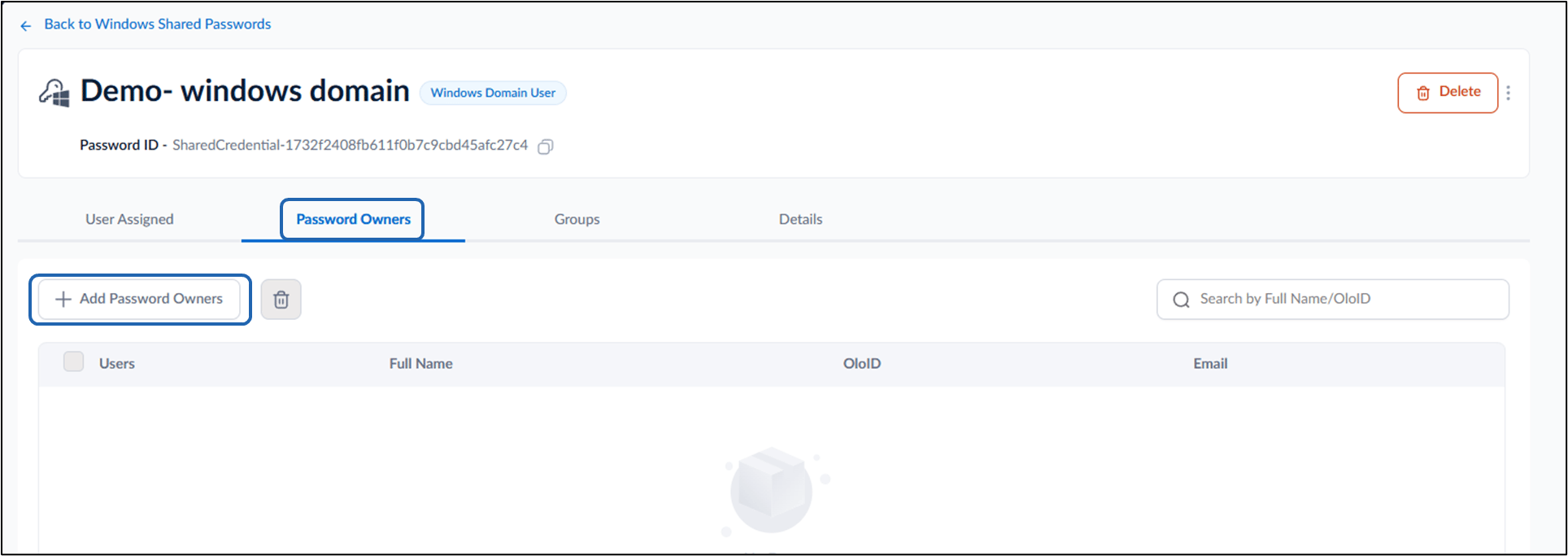 How to add password owners for Windows... - screenshot 4