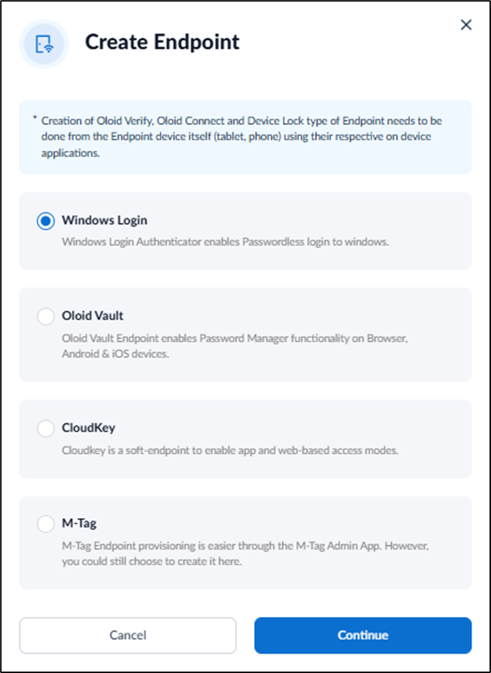How to add Windows Login endpoint - screenshot 3