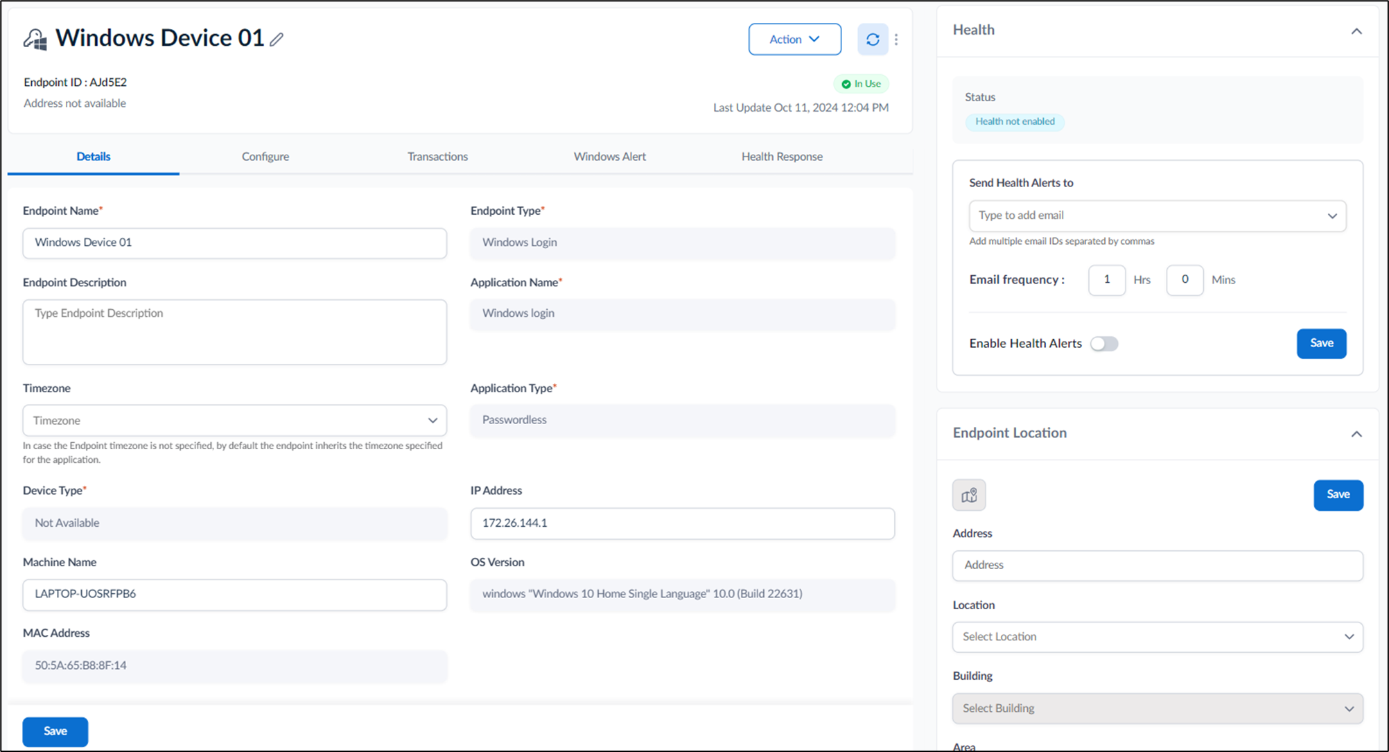 How to configure endpoint for Windows... - screenshot 3