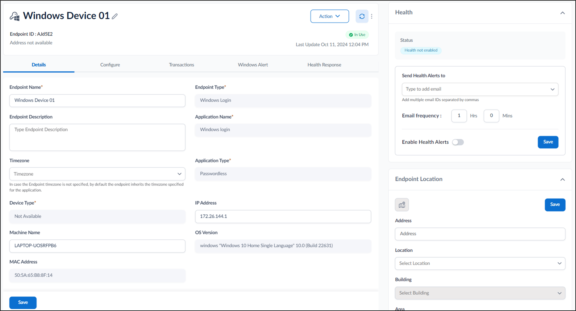 How to configure endpoint for Windows... - screenshot 3