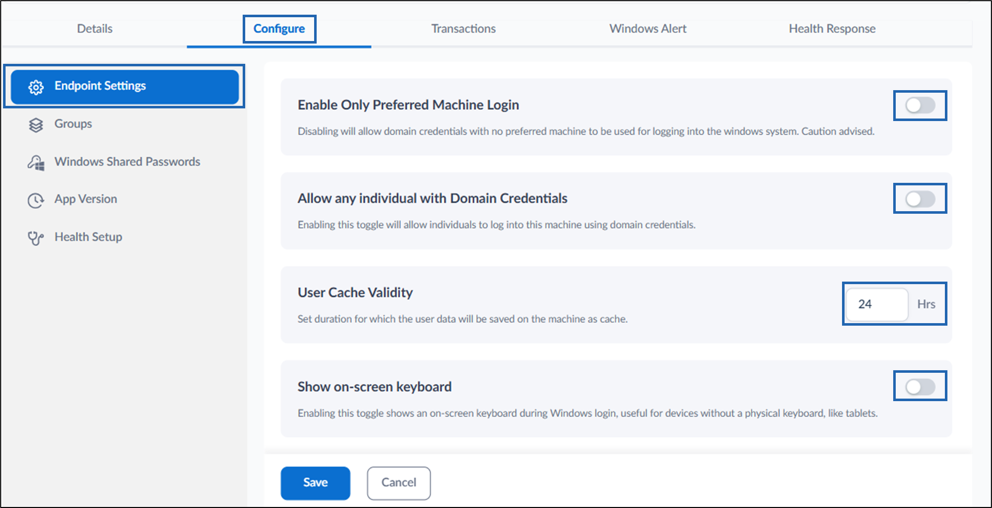 How to configure endpoint for Windows... - screenshot 5
