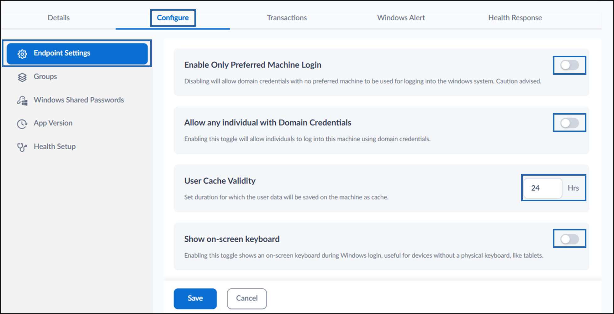 How to configure endpoint for Windows... - screenshot 5