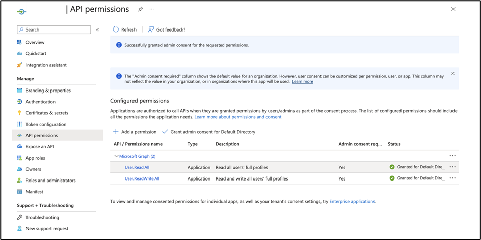 Set up Microsoft Entra ID for Oloid... - screenshot 6