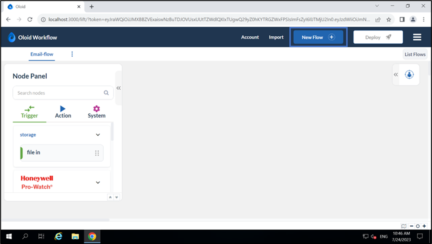 How to create a flow? - screenshot 3