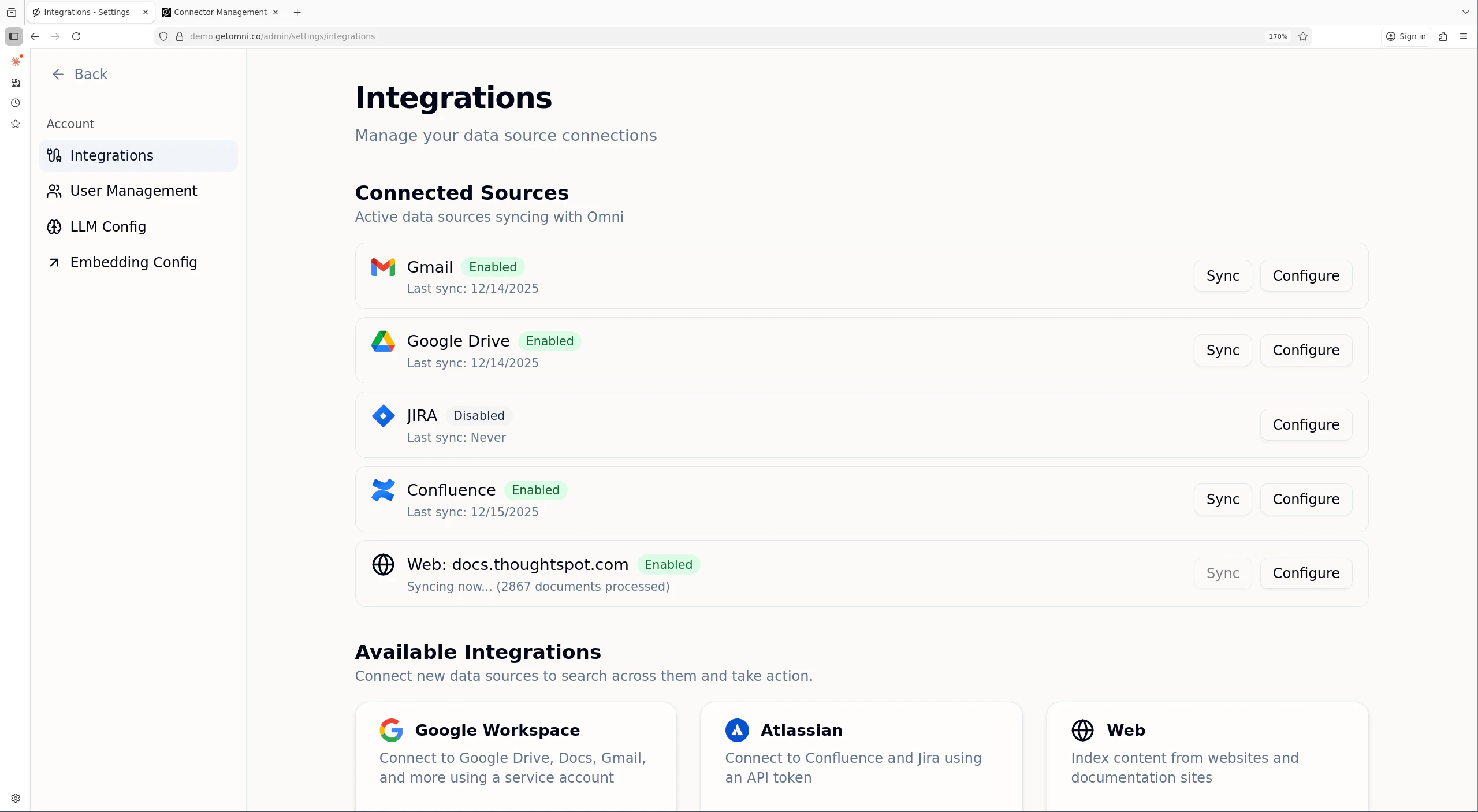 Omni Integrations