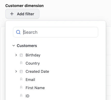 Add filter field picker in an Omni dashboard