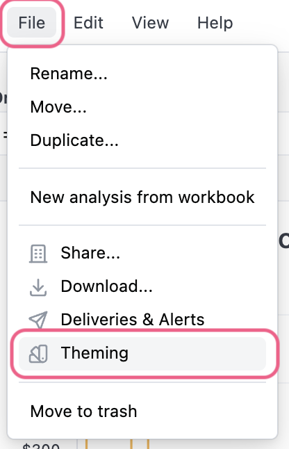 Applying themes to dashboards - Omni Docs