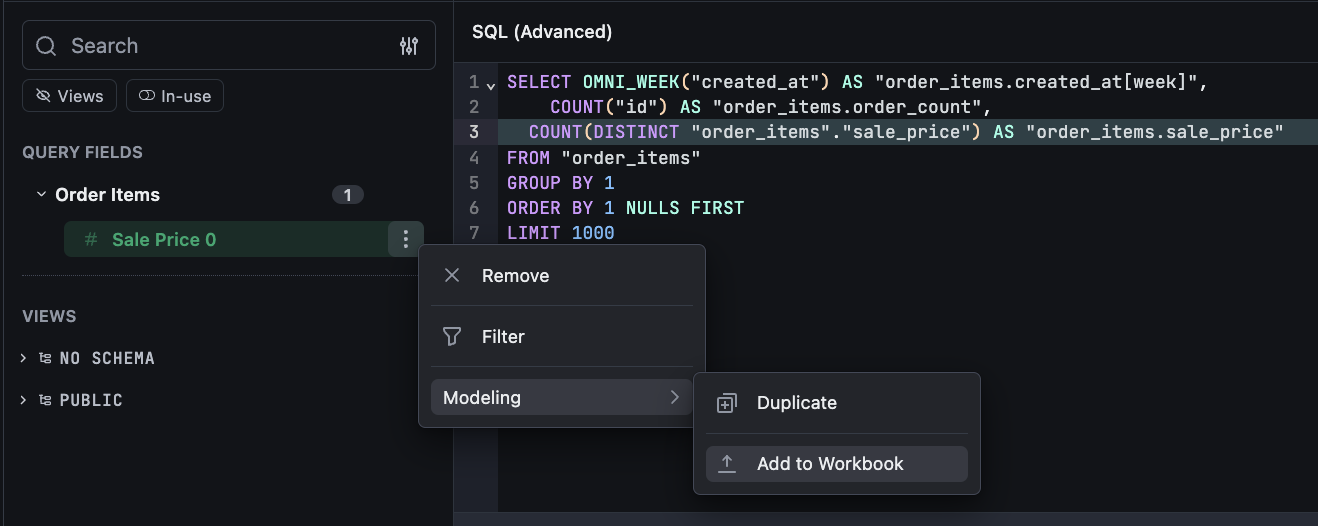 Writing SQL in Omni - Omni Docs