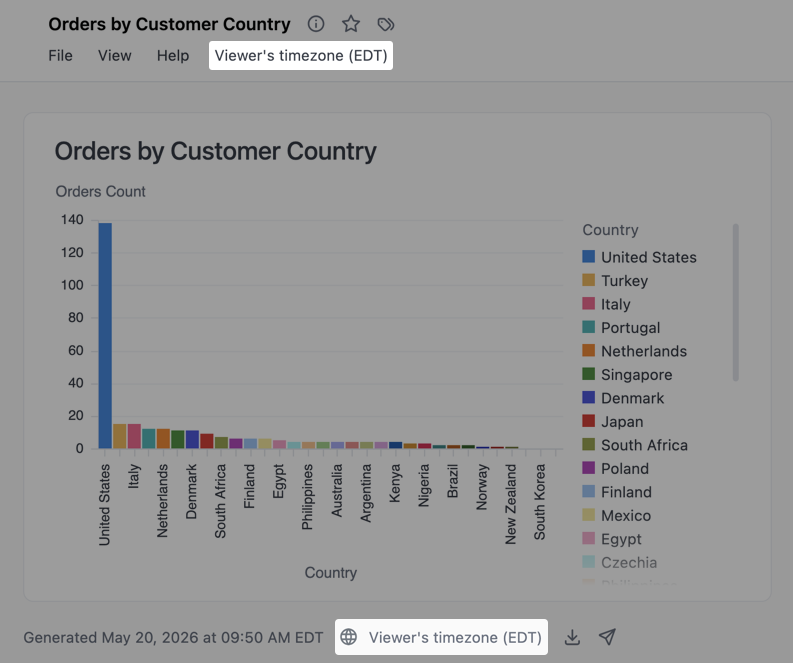 Enabling timezone selection on documents - Omni Docs