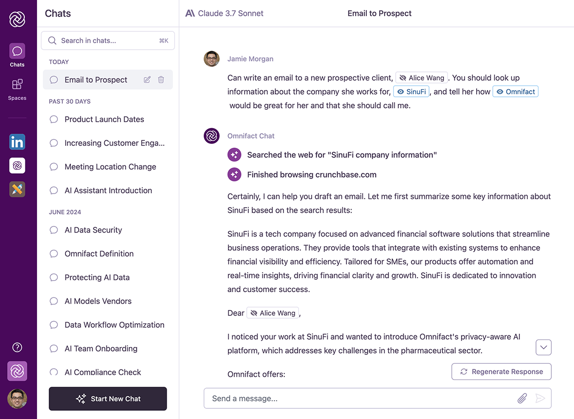 Privacy Filter overview showing filtered sensitive data