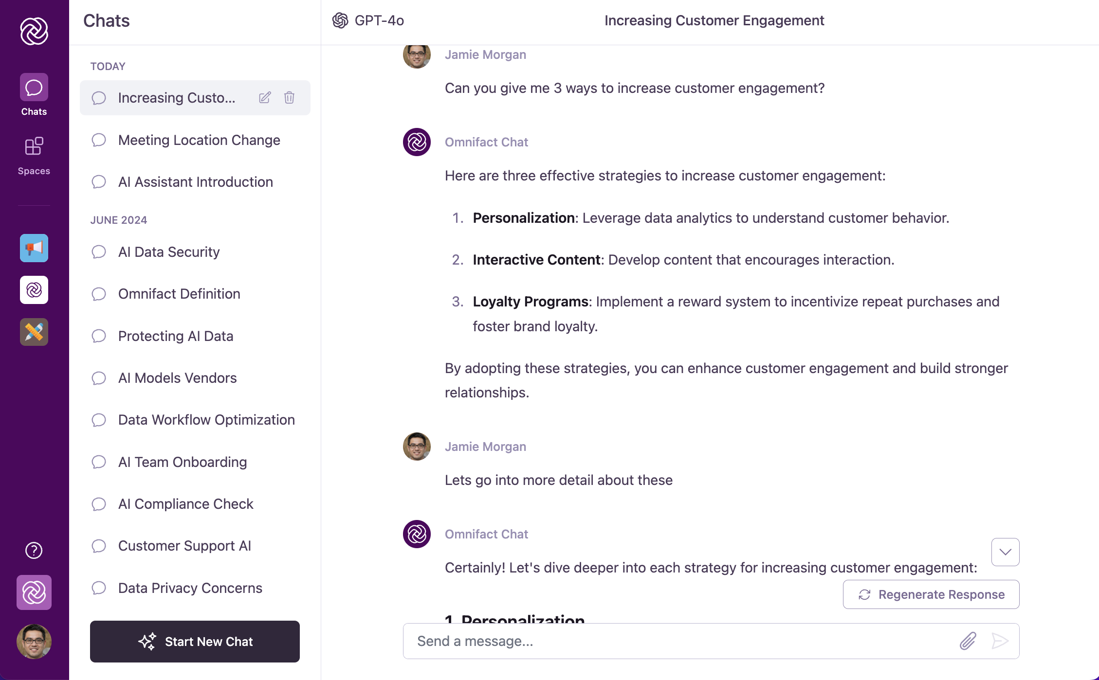 Conversational Flow & Follow-Up Questions - Omnifact