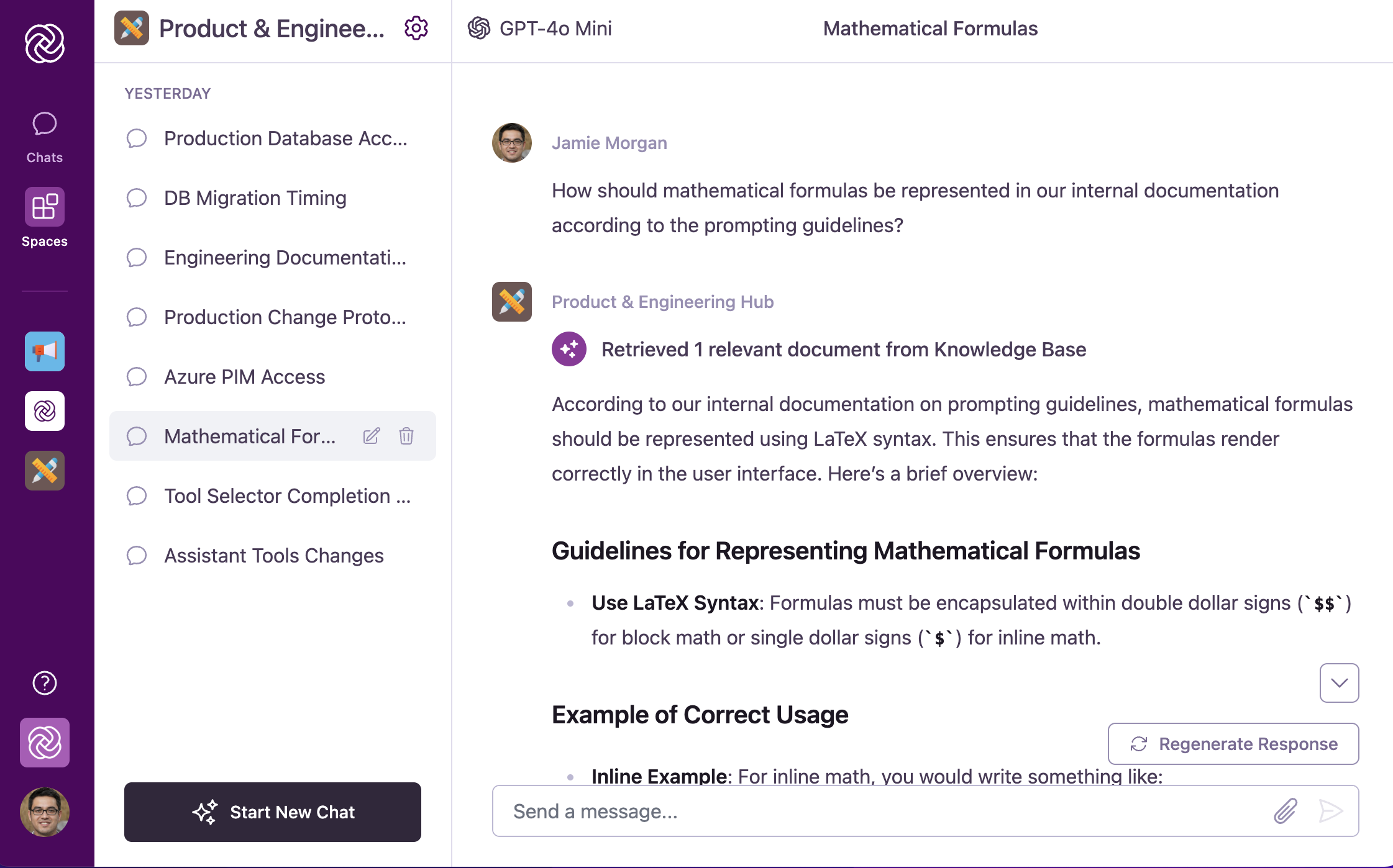 Knowledge Base retrieval process illustration
