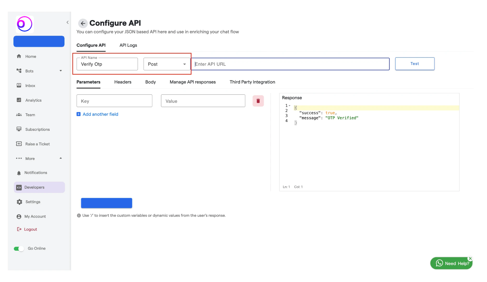240 Chatbot User Authentication OmnifitAI Resource C 9 Pn