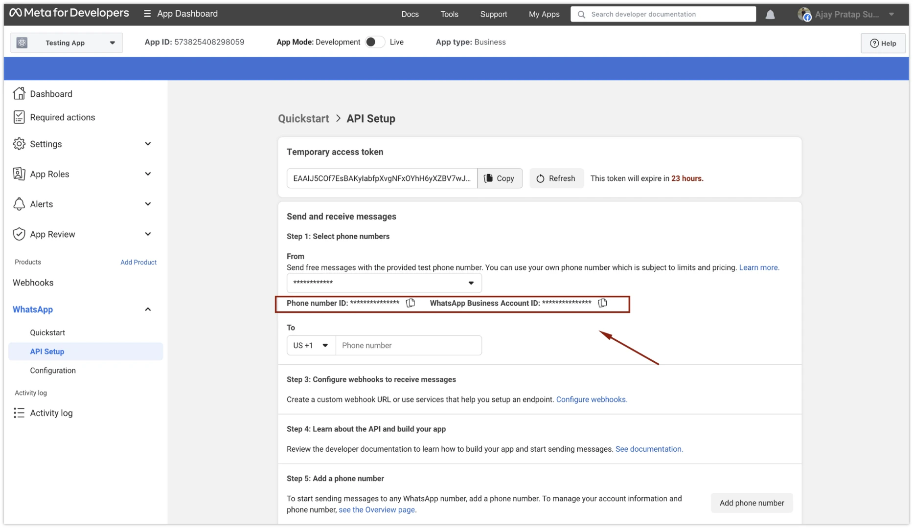 227 Getting All The Necessary Details From Meta Develo 1 Pn