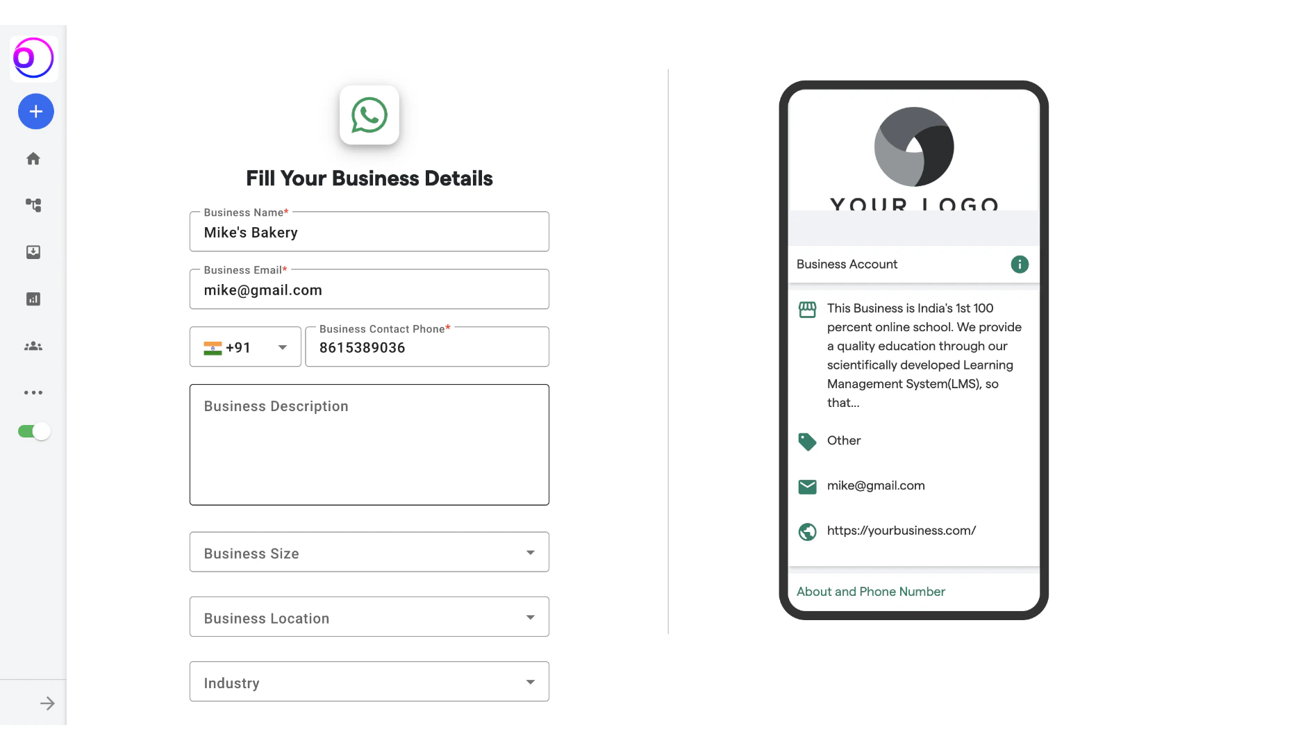 228 Whatsapp Bot Creation With Automated Onboarding B 7 Pn