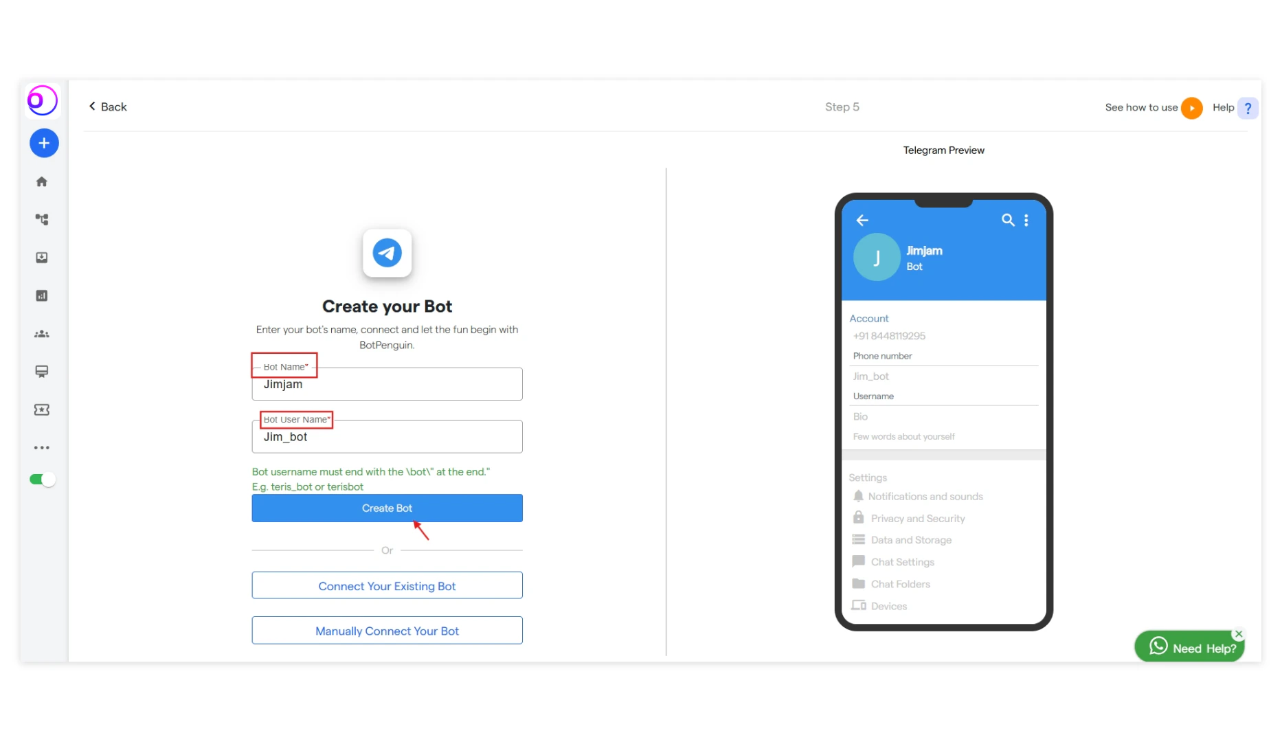 10 Telegram Chatbot OmnifitAI Resource Centre 12 Pn