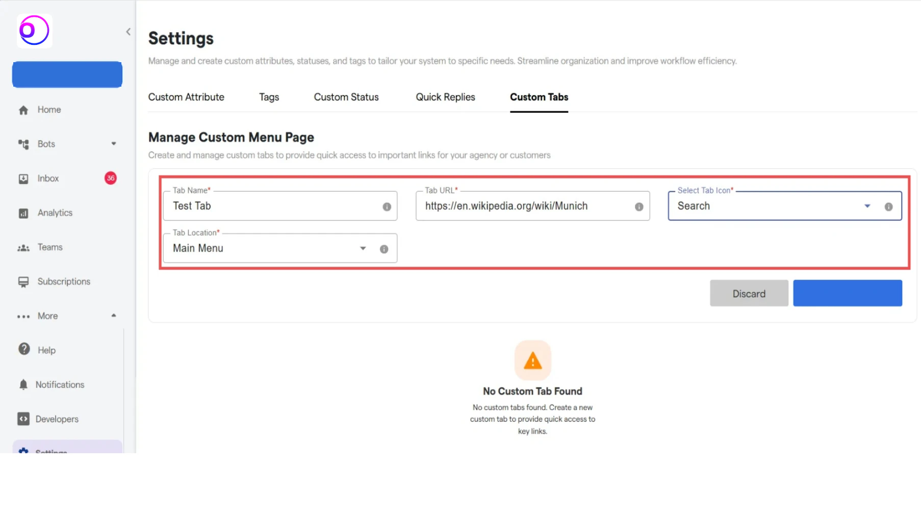 195 Custom Tabs OmnifitAI Resource Centre 3 Pn