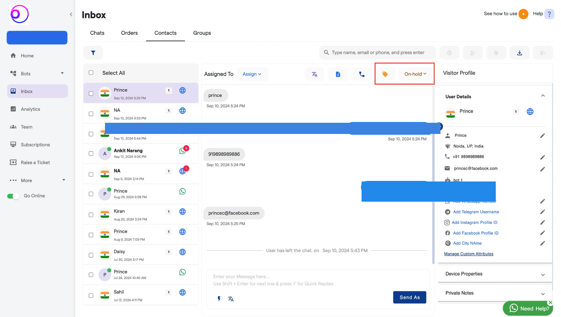 173 Contacts OmnifitAI Resource Centre 9 Pn