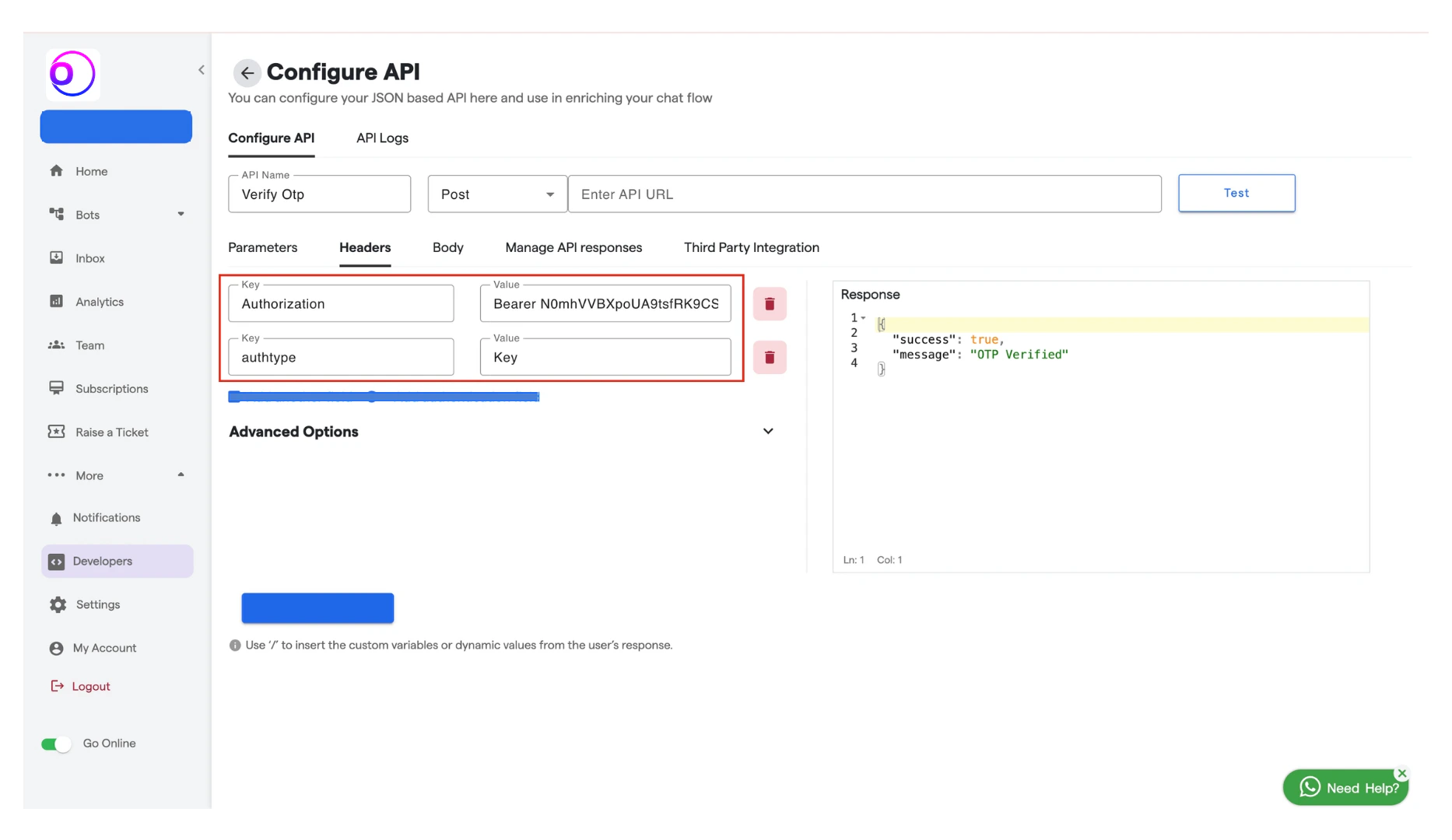 240 Chatbot User Authentication OmnifitAI Resource C 11 Pn