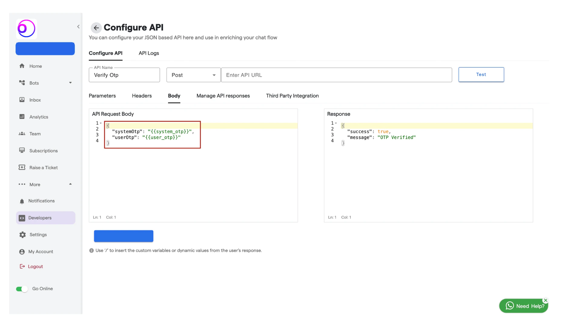 240 Chatbot User Authentication OmnifitAI Resource C 12 Pn