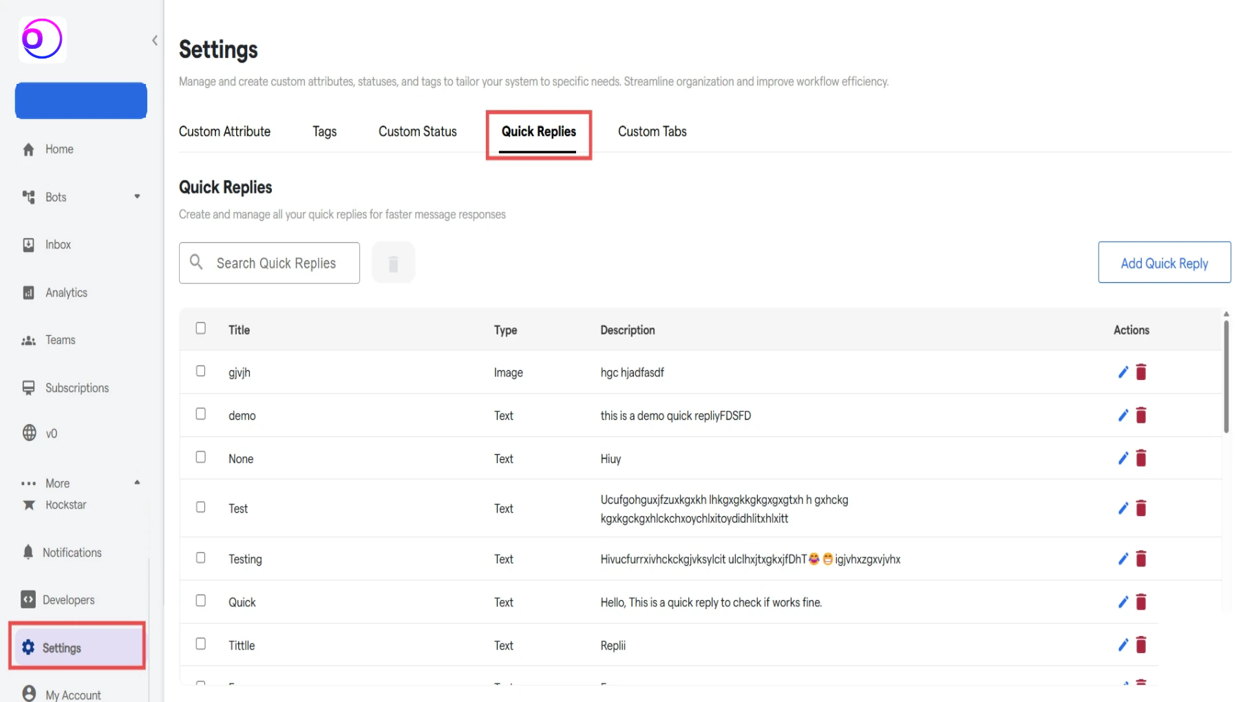 194 Quick Replies OmnifitAI Resource Centre 1 Pn