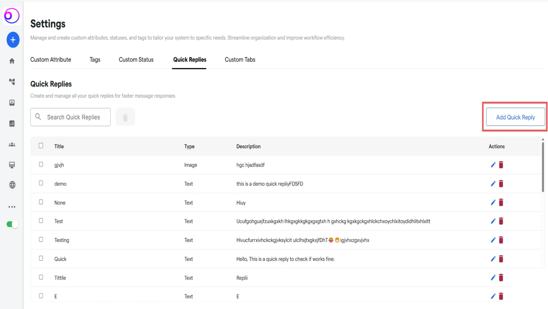 194 Quick Replies OmnifitAI Resource Centre 2 Pn